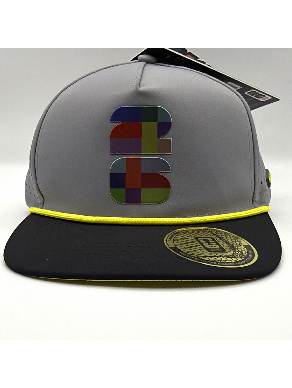 FIFA World Cup 26 Flat Bill Snapback Cap Hat Gray Black Yellow